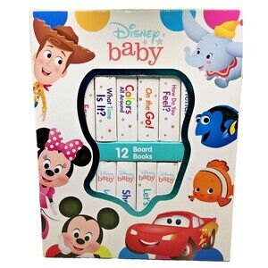 Disney Baby : 12 Board Books by  PI kids featuring early learning concepts